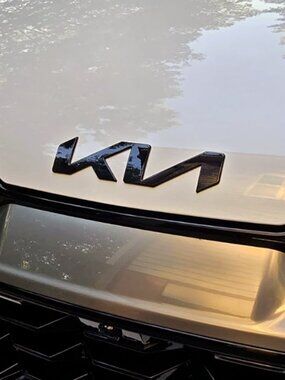 2023 2024 25 26 Kia Sportage Front Grill Letters Plastic Overlay in Gloss Black